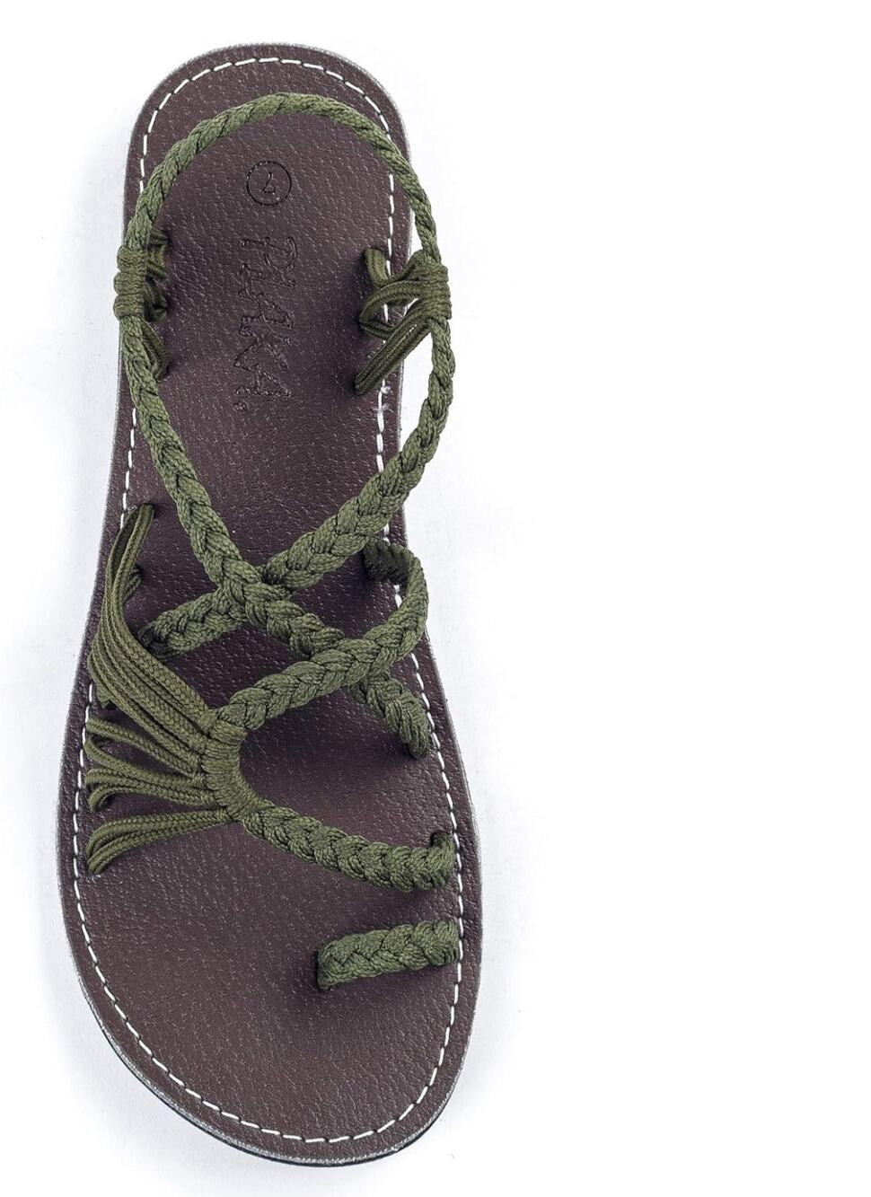 NWOT Plaka Green Dressy Sandles